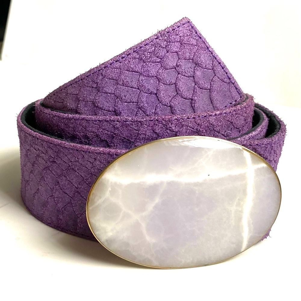 LAS Penelope Purple Statement Belt - Picture 6 of 6